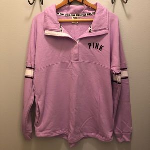 PINK varsity sweatshirt